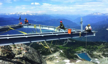 Alpine-footbridge