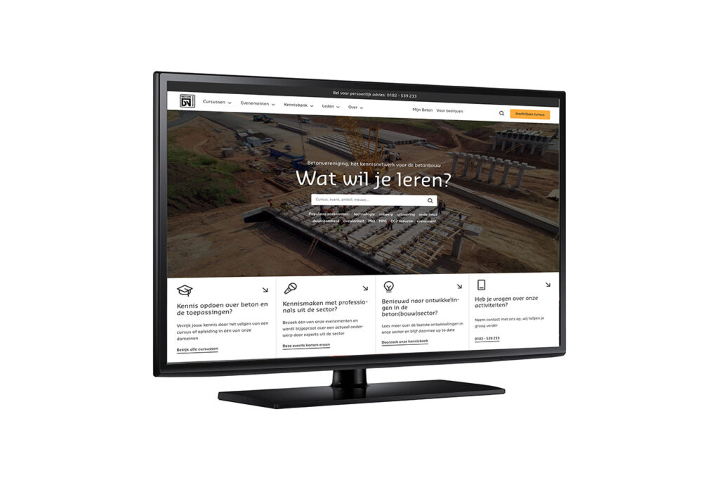 Nieuwe website van de Betonvereniging: Ontdek de toekomst van beton  